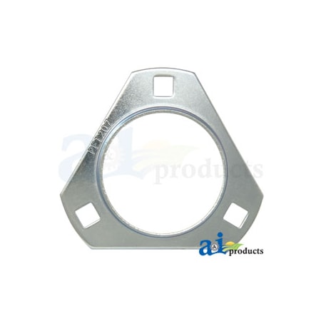 A & I Products Flange Half, Bearing; 3 Bolt Triangular 6" x6" x1" A-FTR372-I